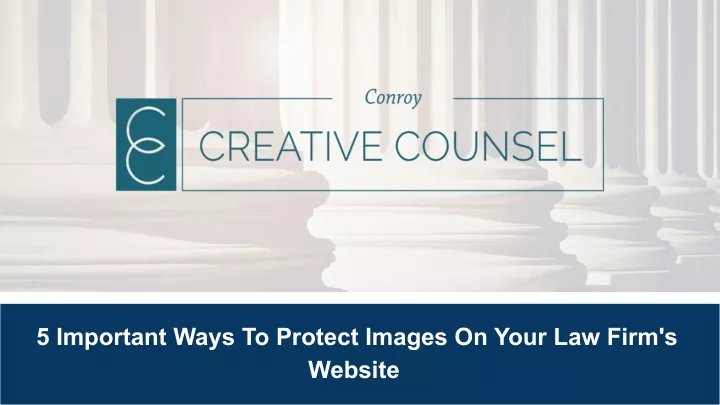 5 important ways to protect images on your