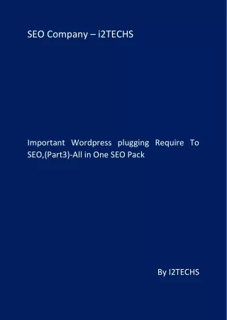 seo company i2techs
