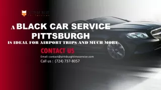 A Limo Service Pittsburgh Is Ideal for Airport Trips and Much More