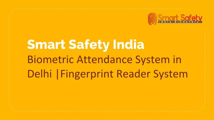 smart safety india biometric attendance system