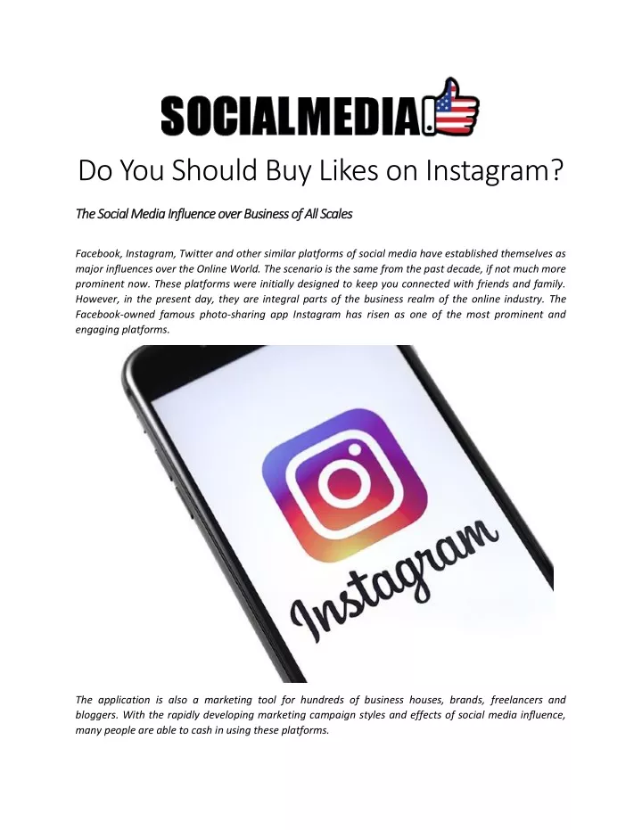 do you should buy likes on instagram the social