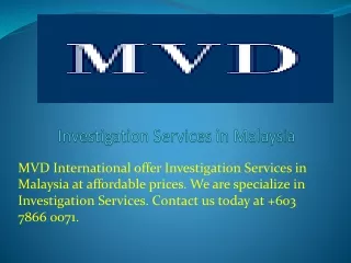 investigation services in malaysia