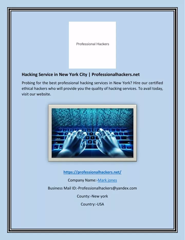 hacking service in new york city