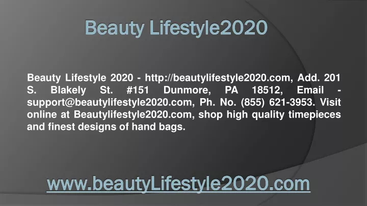 beauty lifestyle 2020 http beautylifestyle2020