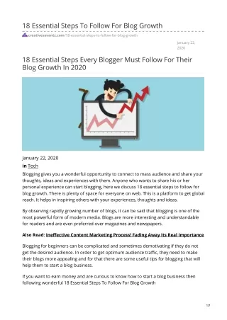 18 essential steps to follow for blog creative savantz