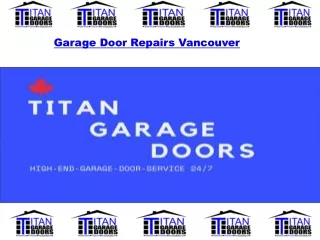 Garage Door Spring Repair Vancouver