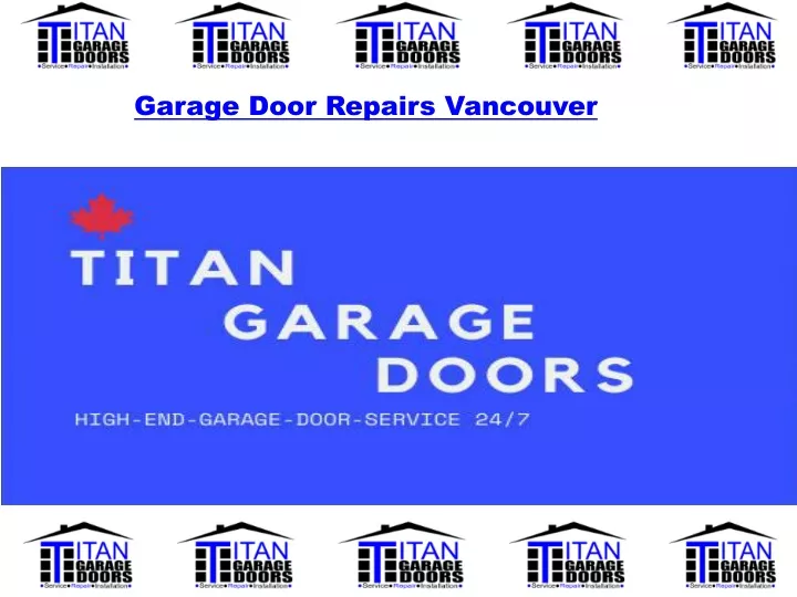 garage door repairs vancouver