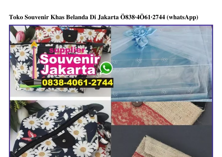 toko souvenir khas belanda di jakarta