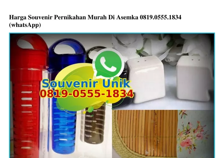 harga souvenir pernikahan murah di asemka 0819