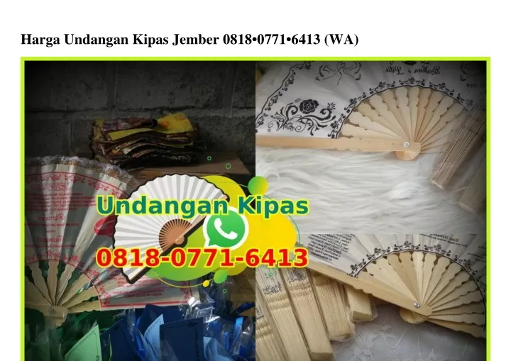 harga undangan kipas jember 0818 0771 6413 wa