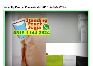 stand up pouches compostable 819 1144 2624 wa