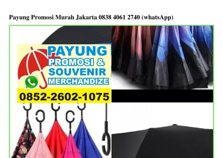 payung promosi murah jakarta 0838 4061 2740