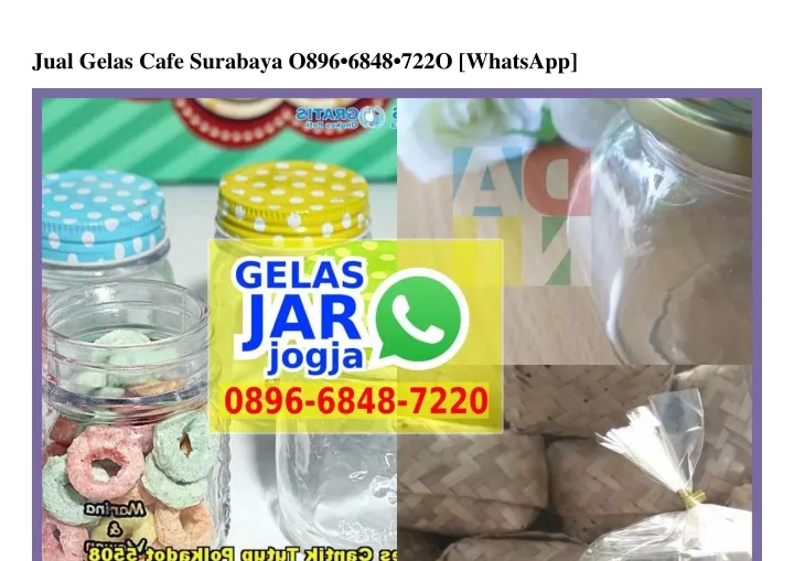 jual gelas cafe surabaya o896 6848 722o whatsapp