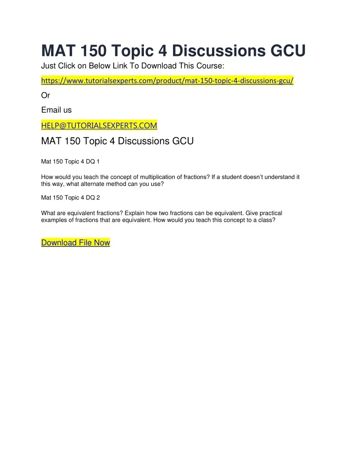 mat 150 topic 4 discussions gcu just click