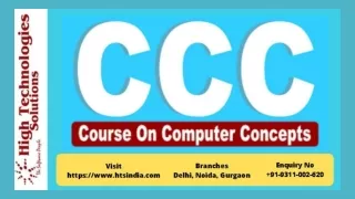 Advanced CCC Training in Delhi