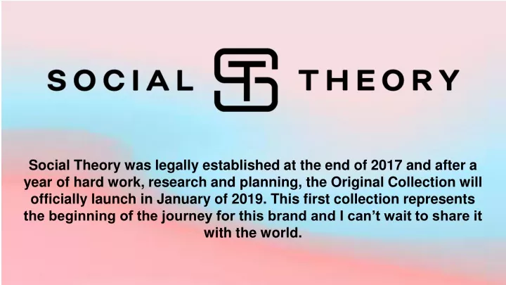 social theory was legally established