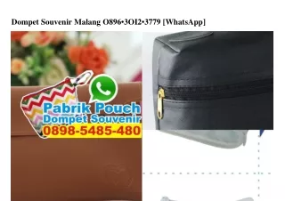 Dompet Souvenir Malang Ô8963ÔI23779 (WA)