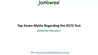 Top Seven Myths Regarding the IELTS Test