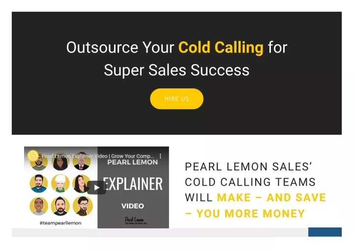 outsource your cold calling for super sales