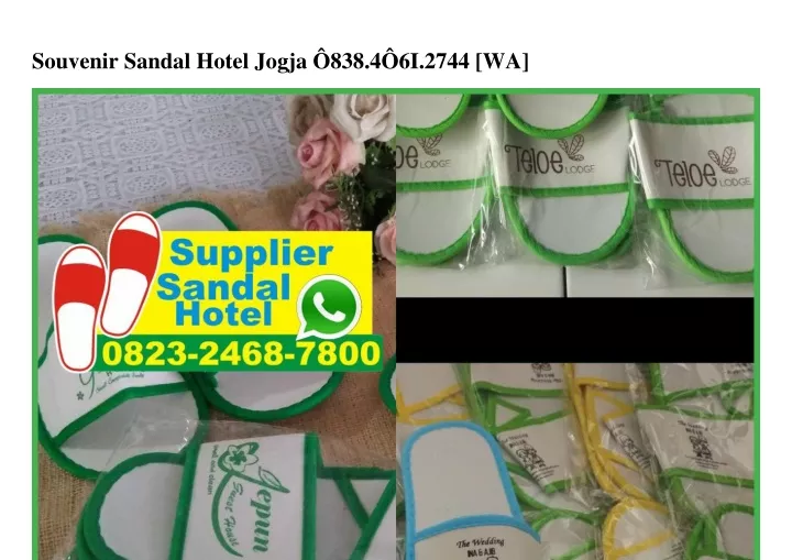 souvenir sandal hotel jogja 838 4 6i 2744 wa