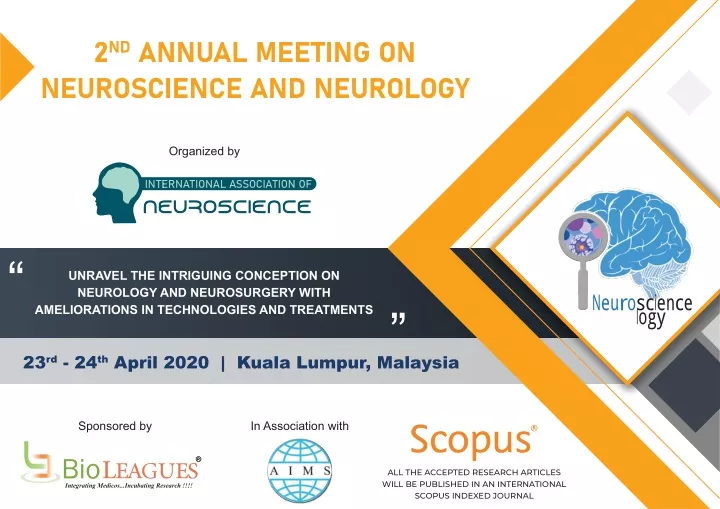 2 nd annual meeting on neuroscience and neurology