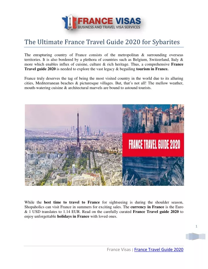 the ultimate france travel guide 2020