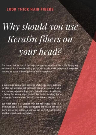 look thick hair fibers