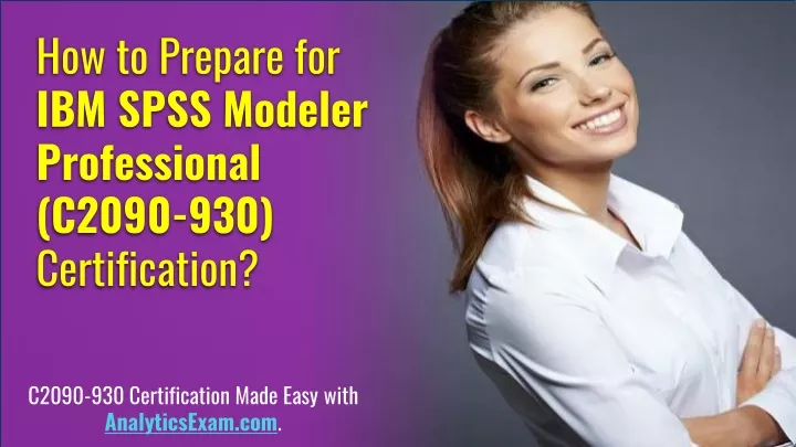 how to prepare for ibm spss modeler professional