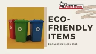 eco friendly items