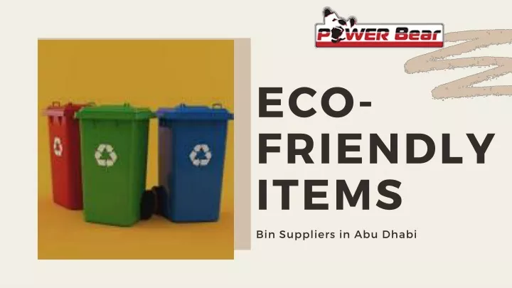 eco friendly items