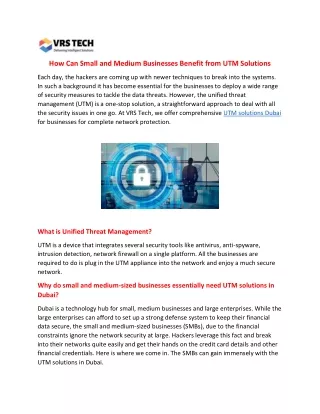 how can small and medium businesses benefit from