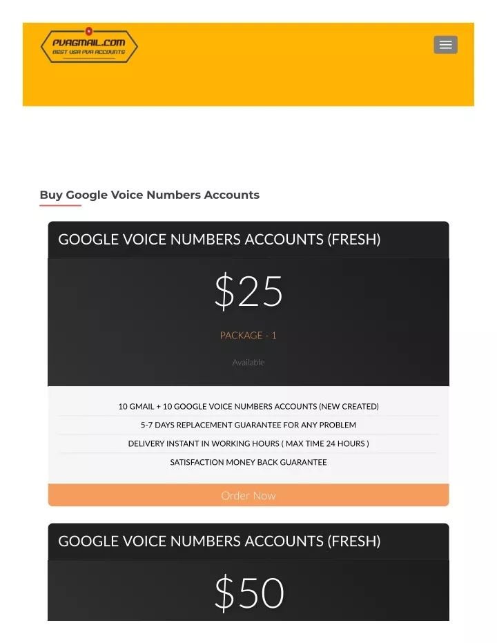 buy google voice numbers accounts