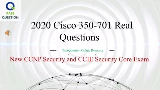 2020 cisco 350 701 real questions