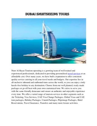 dubai sightseeing tours dubai sightseeing tours