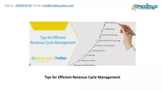 tips for efficient revenue cycle management