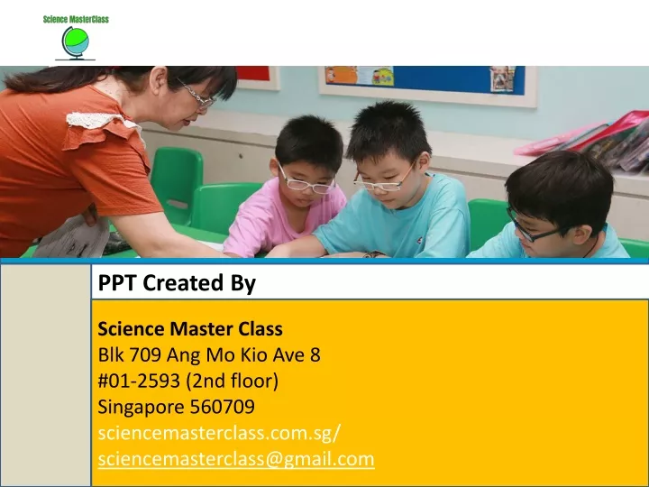 science master class ppt created by