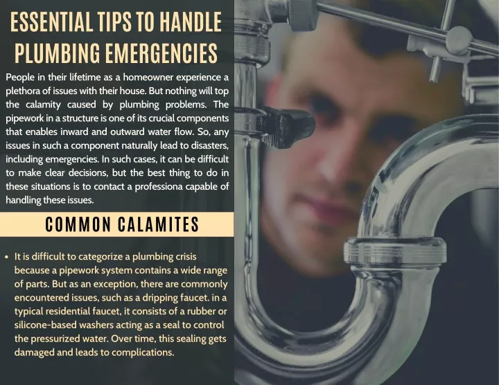 essential tips to handle plumbing emergencies