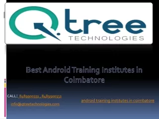 Android Training Institutes in Coimbatore | Best Android Courses in Coimbatore