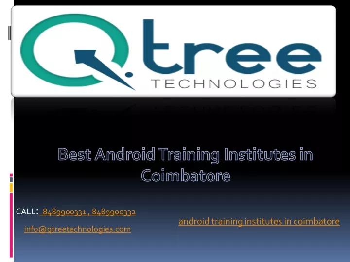 best android training institutes in coimbatore