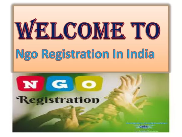 welcome to ngo registration in india