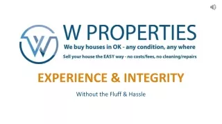 W Properties - Your Oklahoma Cash Home Buyer.