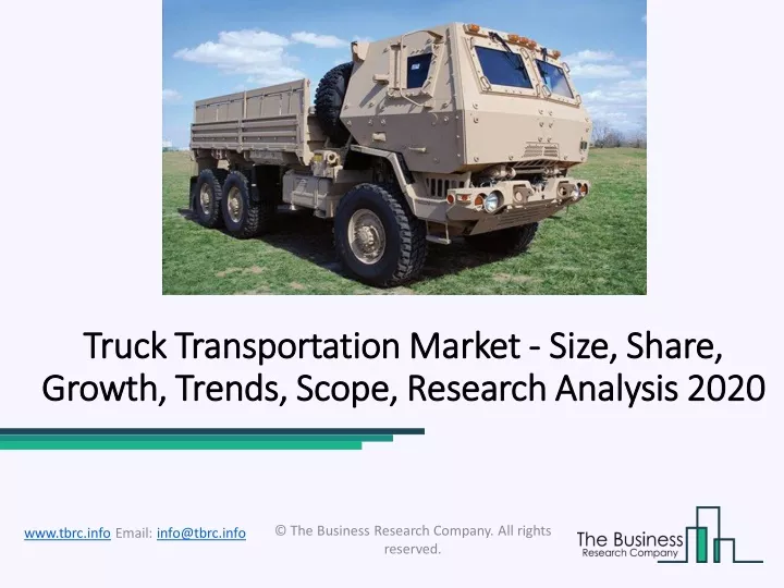 truck truck transportation market transportation