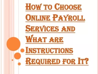 What are the Benefits of Using Online Payroll Services?