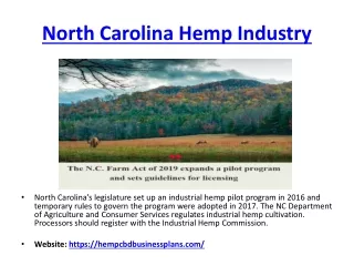 north carolina hemp industry