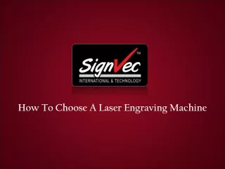 how to choose a laser engraving machine