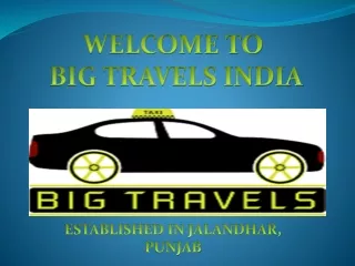 One Way Taxi Service in Jalandhar  91 70093-18308