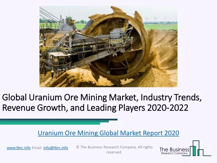 global global uranium ore mining uranium