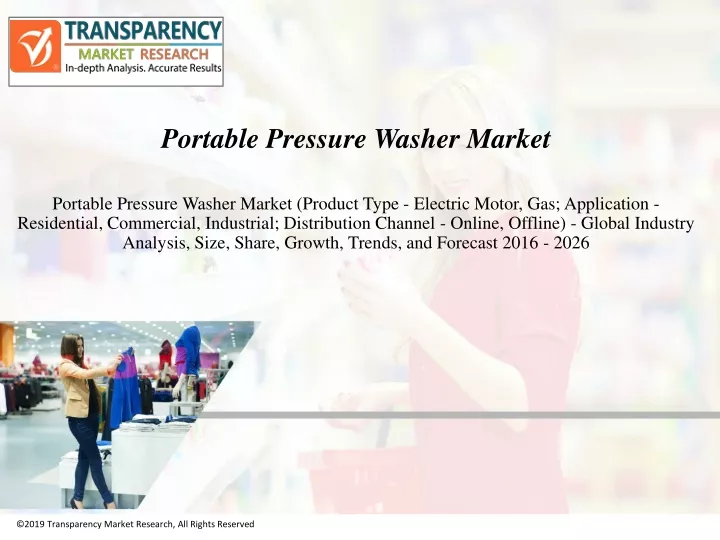 portable pressure washer market