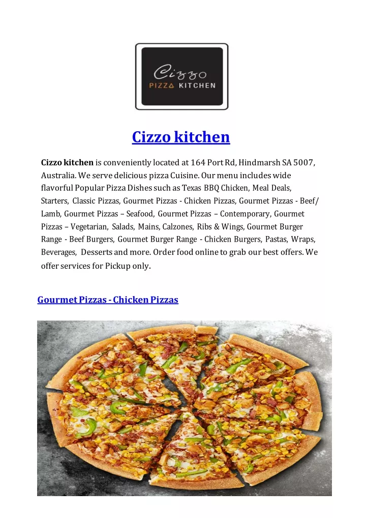 cizzo kitchen