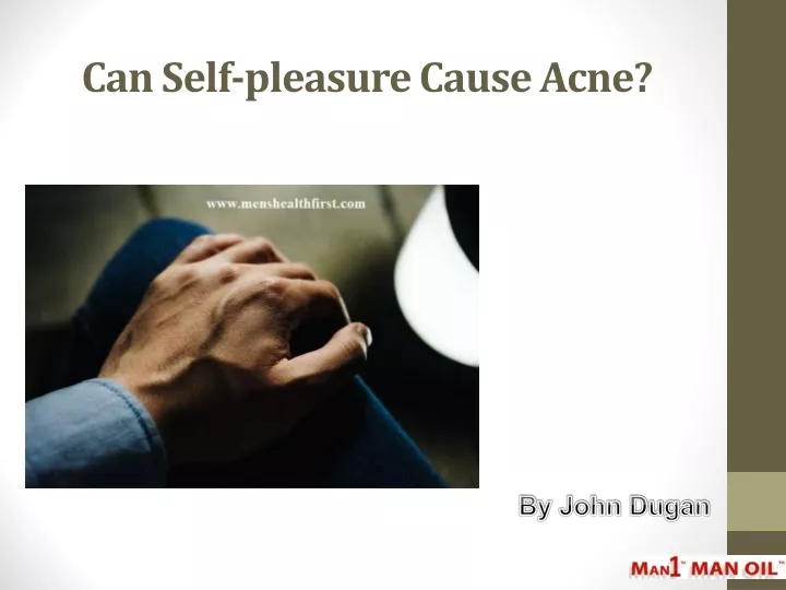 can self pleasure cause acne